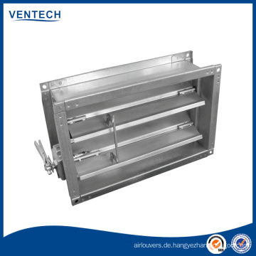 Ventilation System Rechteck Stahl Volumen Regelklappe